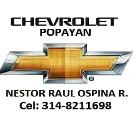 Telefono Chevrolet Popayan Cel: 314-8211698